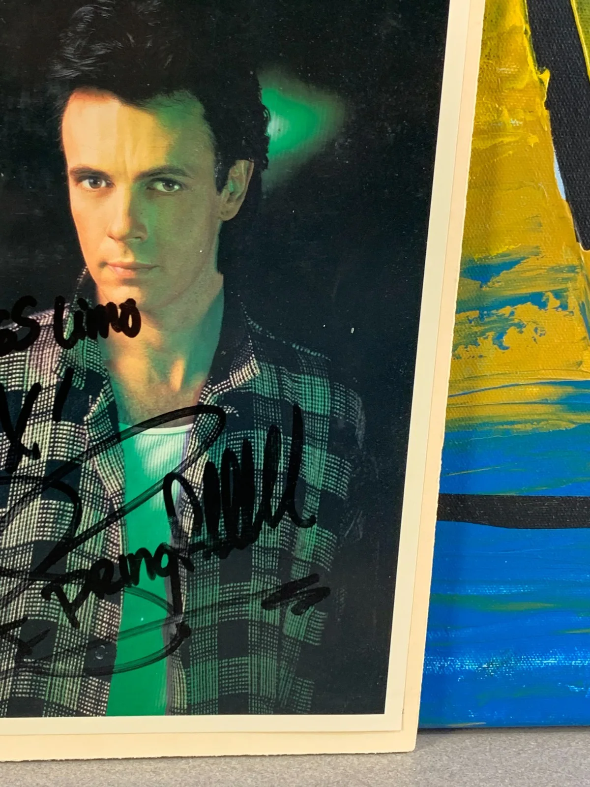 RICK SPRINGFIELD Vintage Hand Signed, JESSIE'S GIRL Autographed, изображение 4