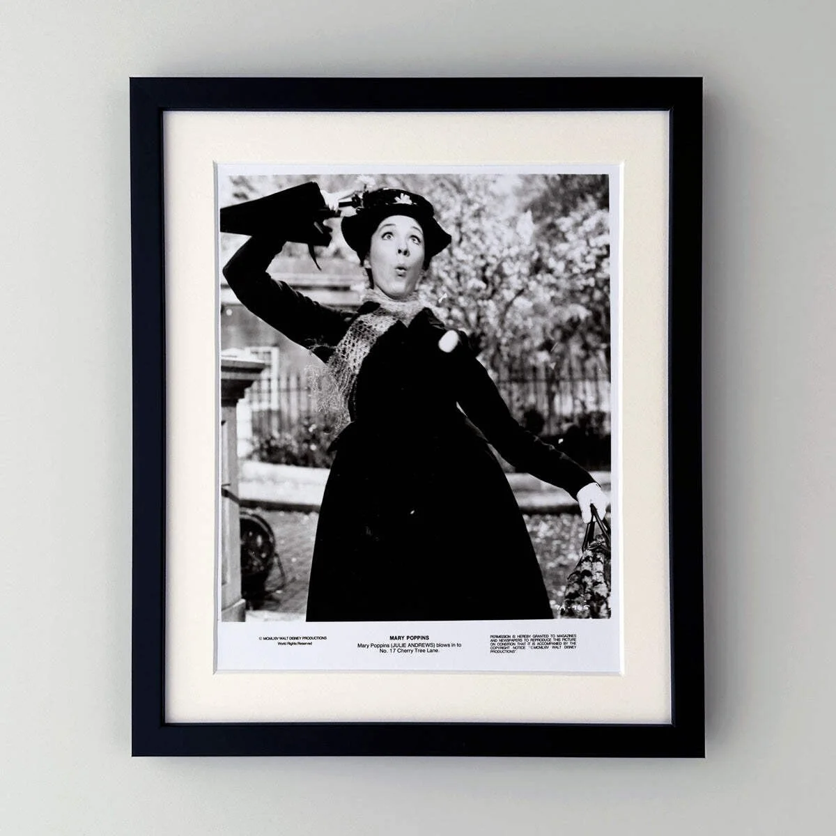 Mary Poppins (1964) Disney Publicity Film Still - Framed, image 2