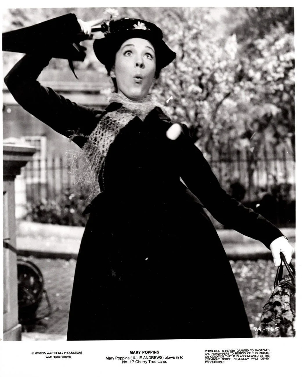 Mary Poppins (1964) Disney Publicity Film Still - Framed, image 4