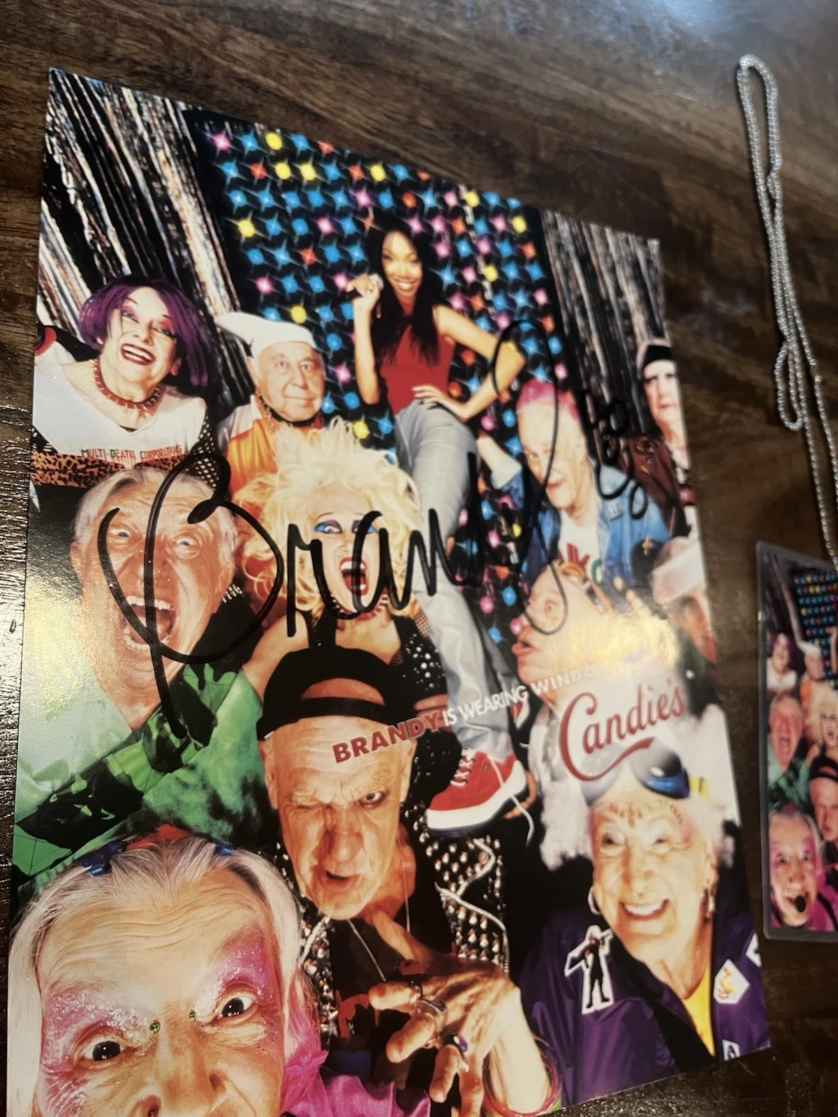Brandy 8" X 10" Promotional Press Candies Photo Signed In-Person 1998 W/ Pass, изображение 2
