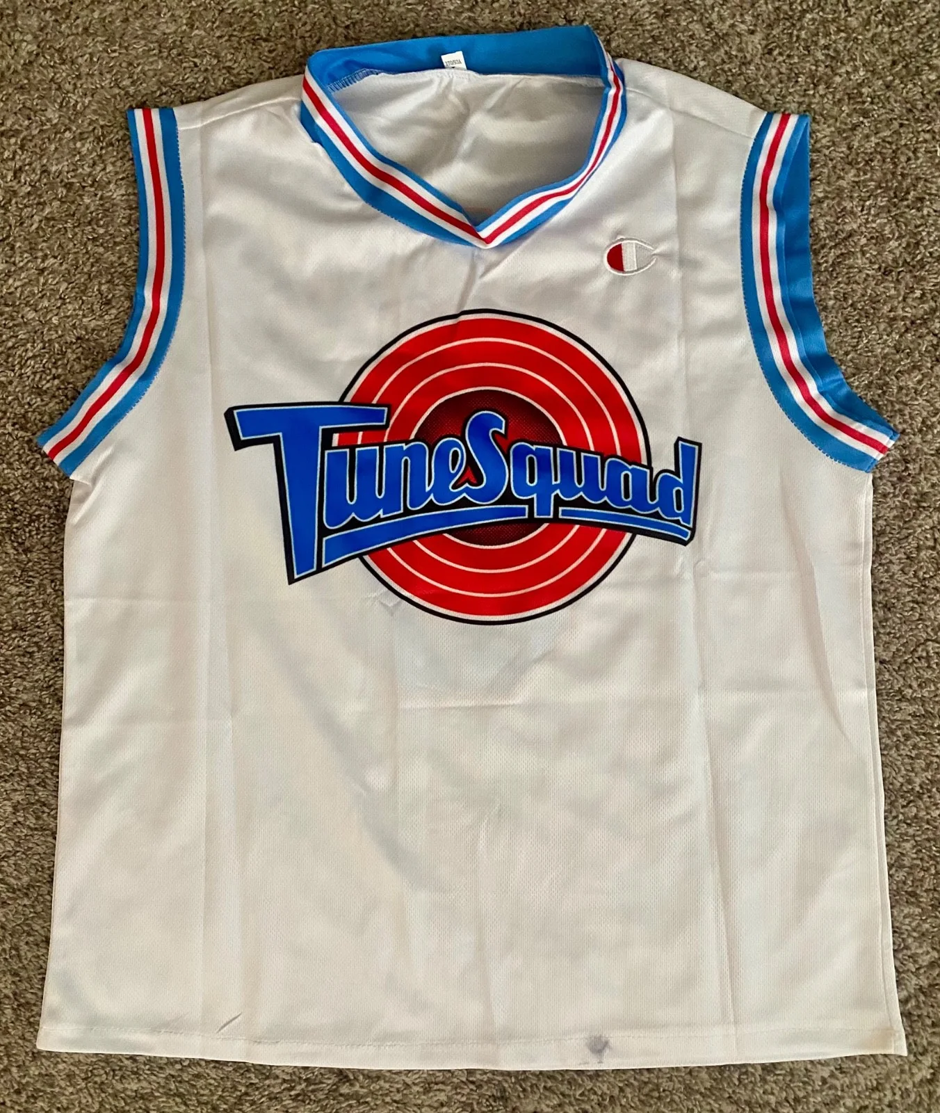 Jeff Bergman — Jeff Bergman Space Jam Sylvester Voice Actor Signed Jersey PSA A, image 2