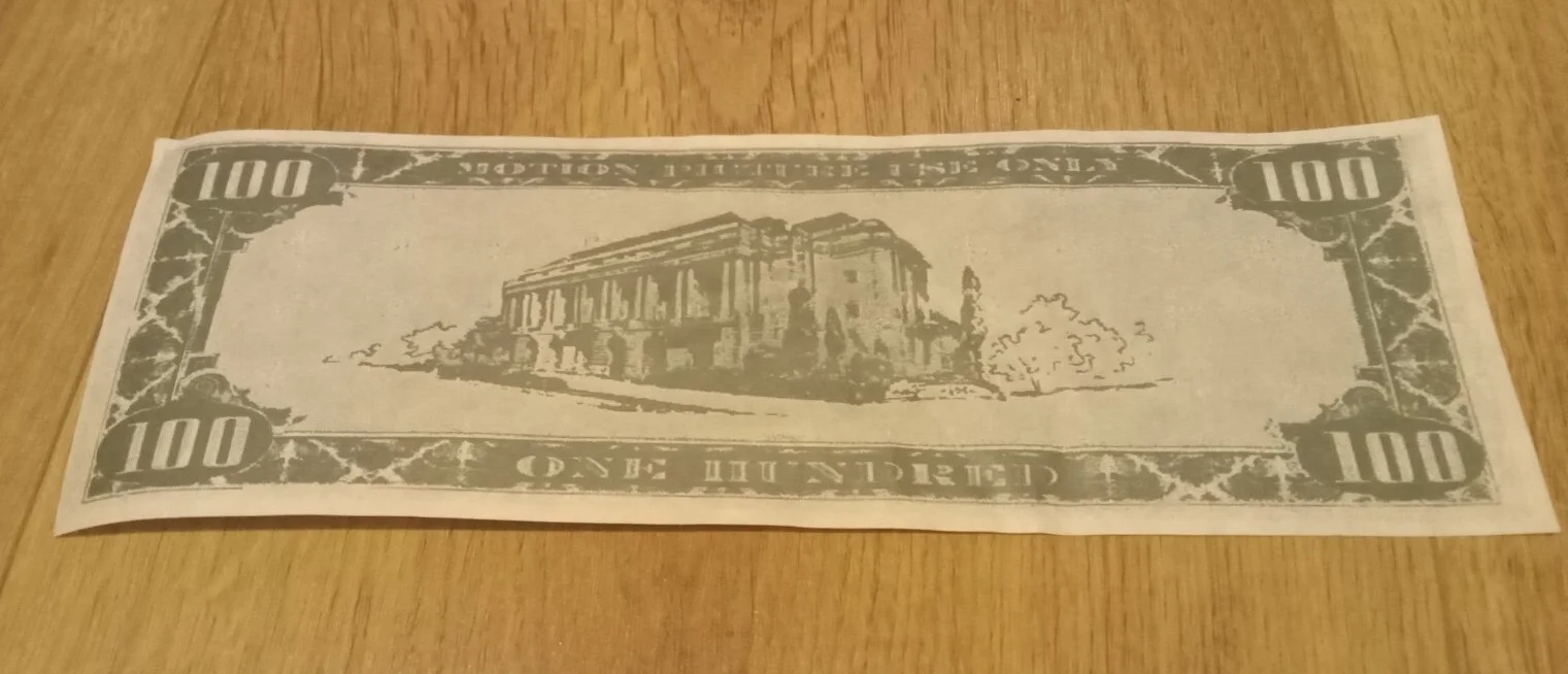 Dinosaurs TV Show - Screen Used Prop 100 Dino Bucks Note, image 2
