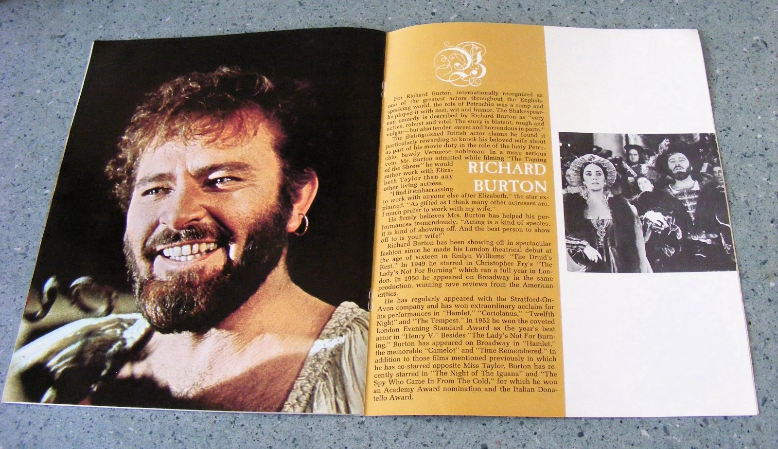 THE TAMING OF THE SHREW SOUVENIR FILM PROGRAMME 1967 RICHARD BURTON & LIZ TAYLOR, изображение 4