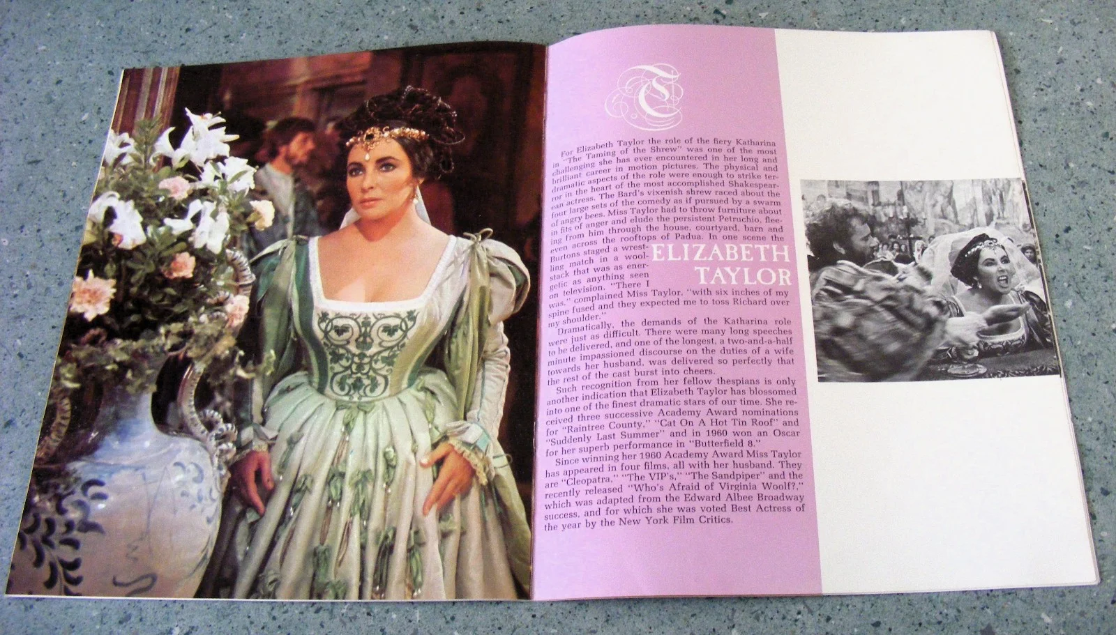 THE TAMING OF THE SHREW SOUVENIR FILM PROGRAMME 1967 RICHARD BURTON & LIZ TAYLOR, изображение 5