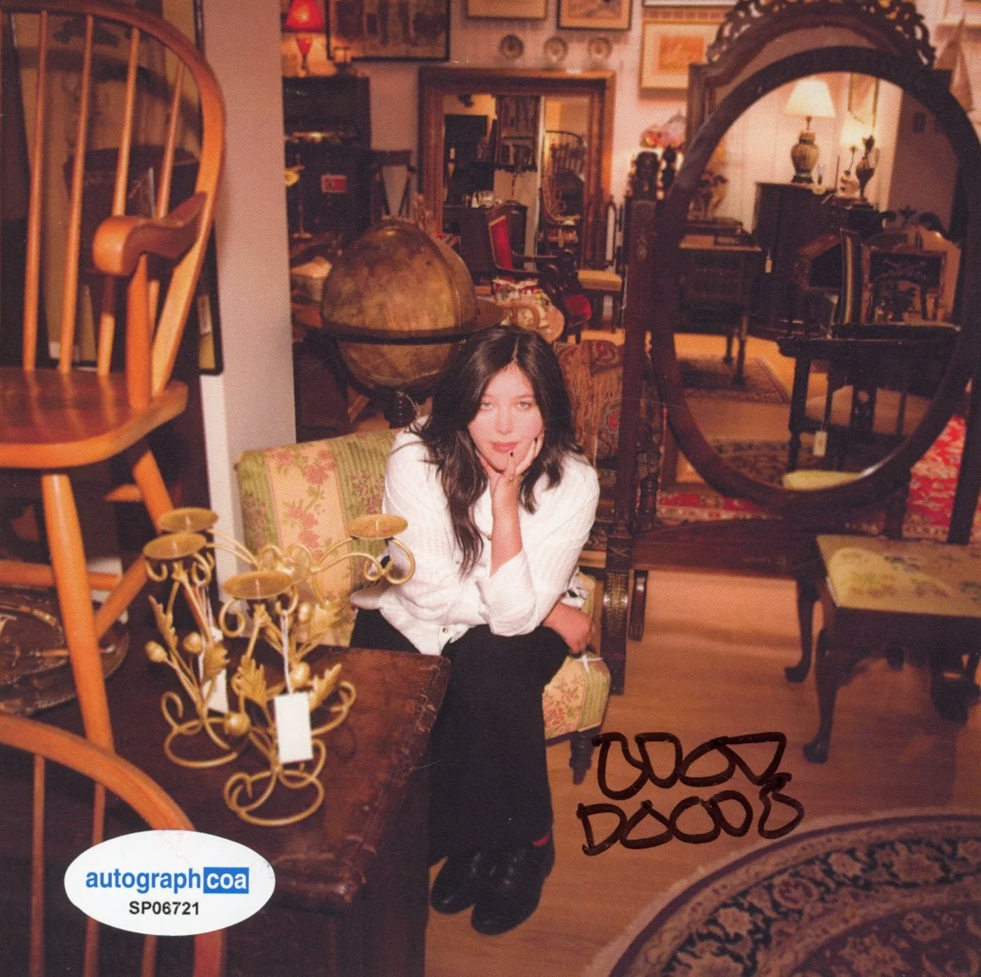 Lucy Dacus Signed Autograph Forever Is a Feeling CD Framed Boygenius ACOA COA, изображение 2