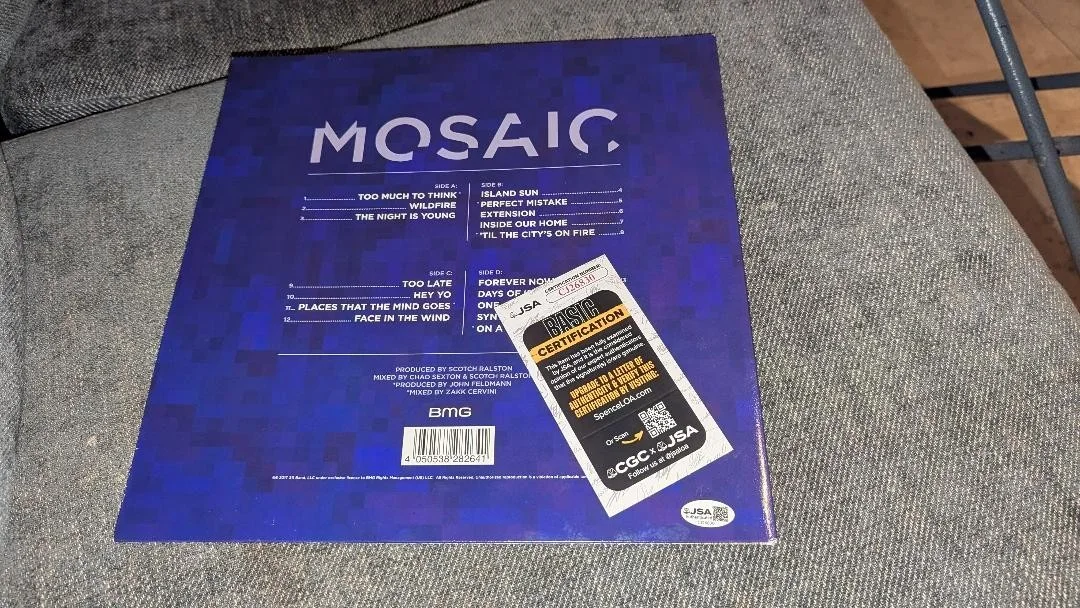 311 MOSAIC FULLY SIGNED VINYL RECORD ALBUM Nick Hexum Chad Sexton JSA COA, image 2