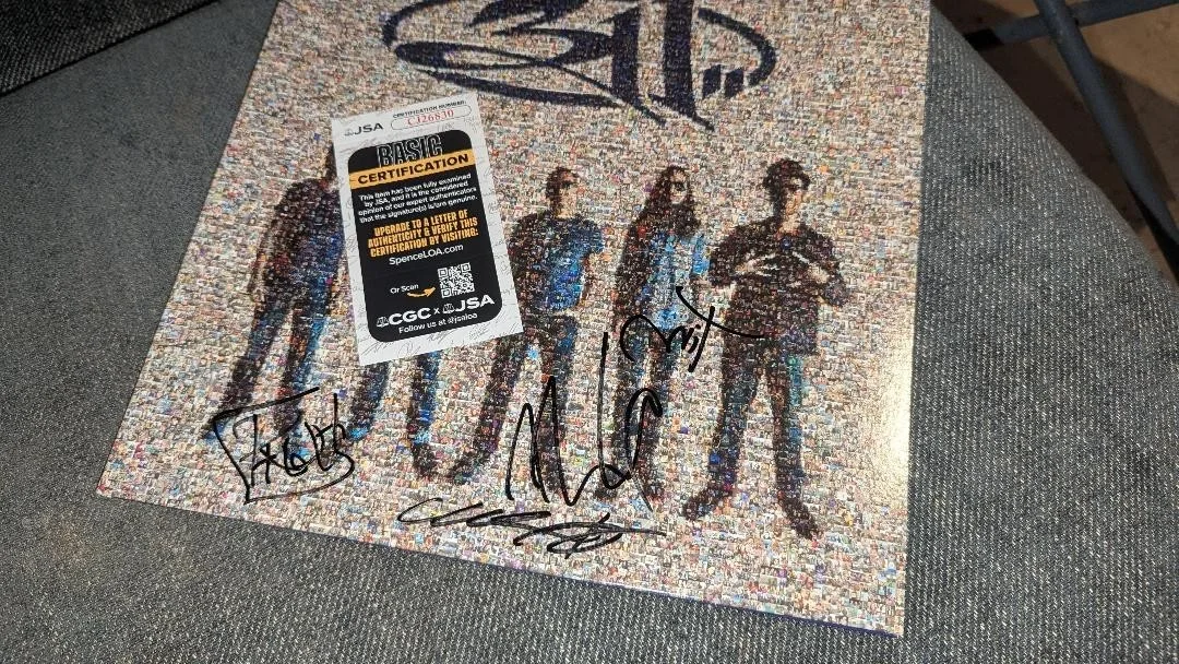 311 MOSAIC FULLY SIGNED VINYL RECORD ALBUM Nick Hexum Chad Sexton JSA COA, image 3