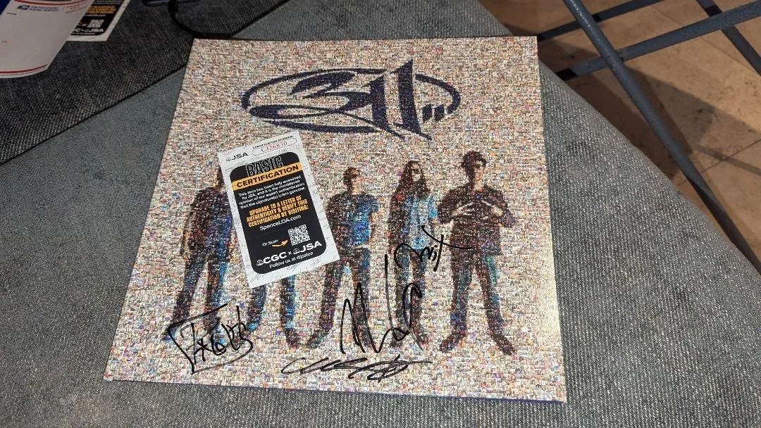 311 MOSAIC FULLY SIGNED VINYL RECORD ALBUM Nick Hexum Chad Sexton JSA COA, image 4