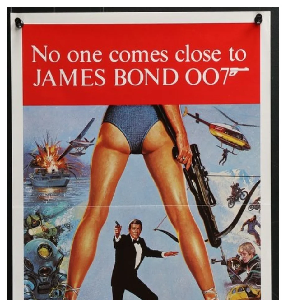 An Original 1981 'For Your Eyes Only' Folded Australian Daybill Movie Poster, image 2