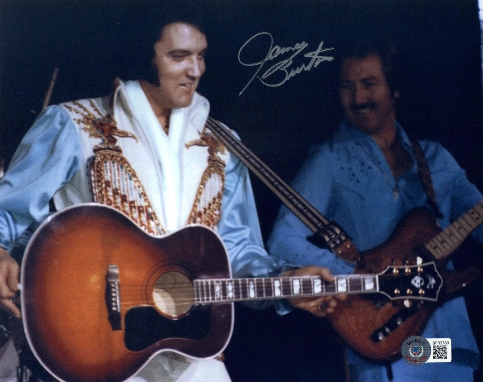 James Burton Signed Autograph 8x10 Photo Elvis Presley Guitarist Beckett COA, изображение 2