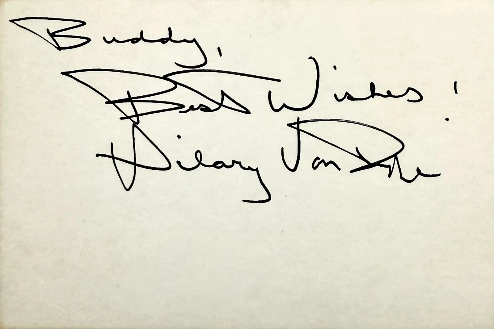 Hilary Van Dyke — HILARY VAN DYKE Signed Autograph 4x6 INDEX CARD Life Goes On The Munsters Today, изображение 4