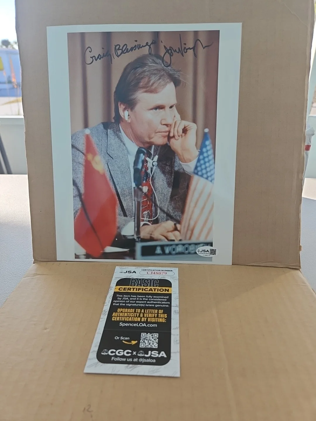 jon voight — Jon Voight signed 8X10 JSA actor