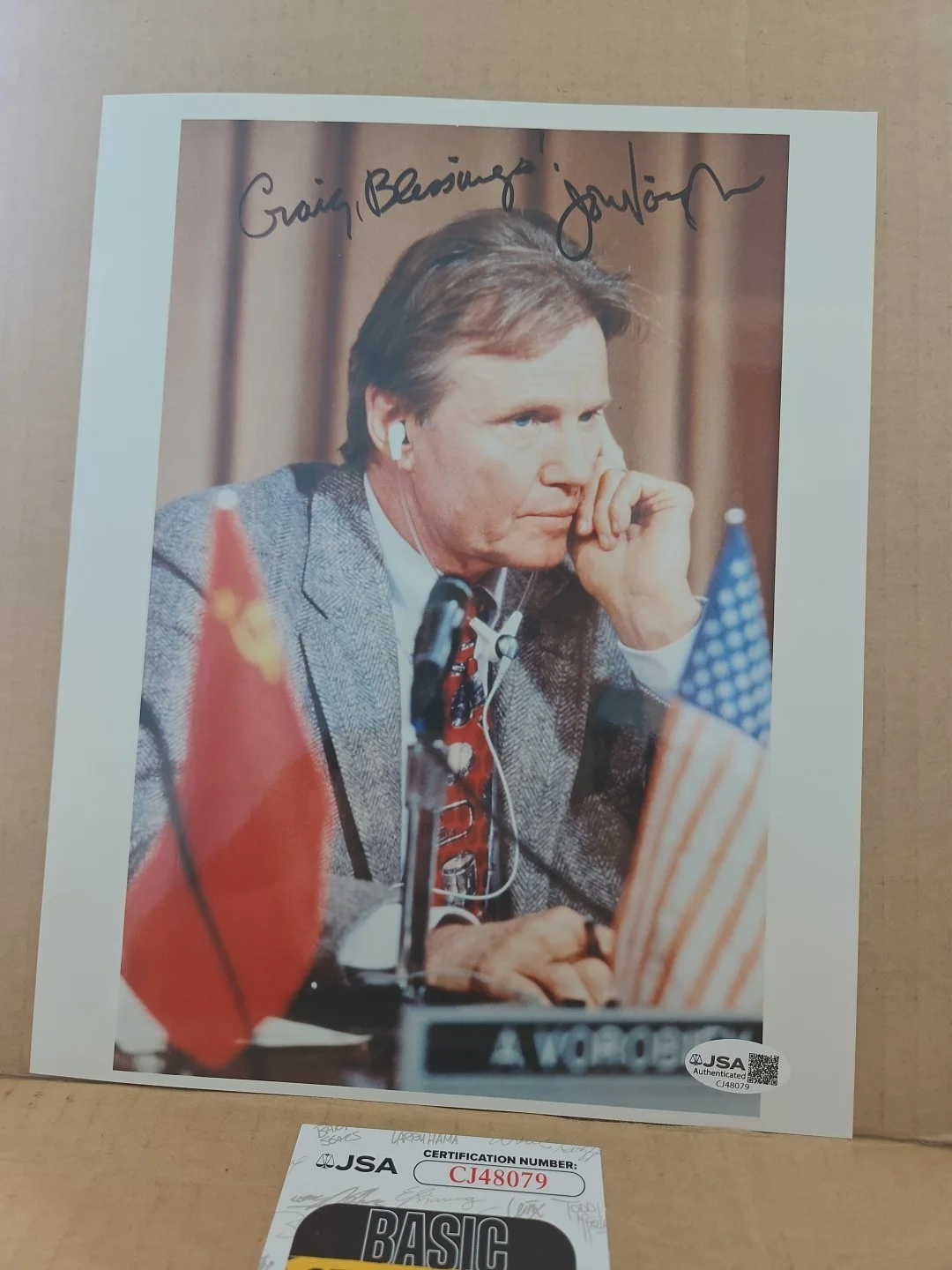 jon voight — Jon Voight signed 8X10 JSA actor, изображение 2