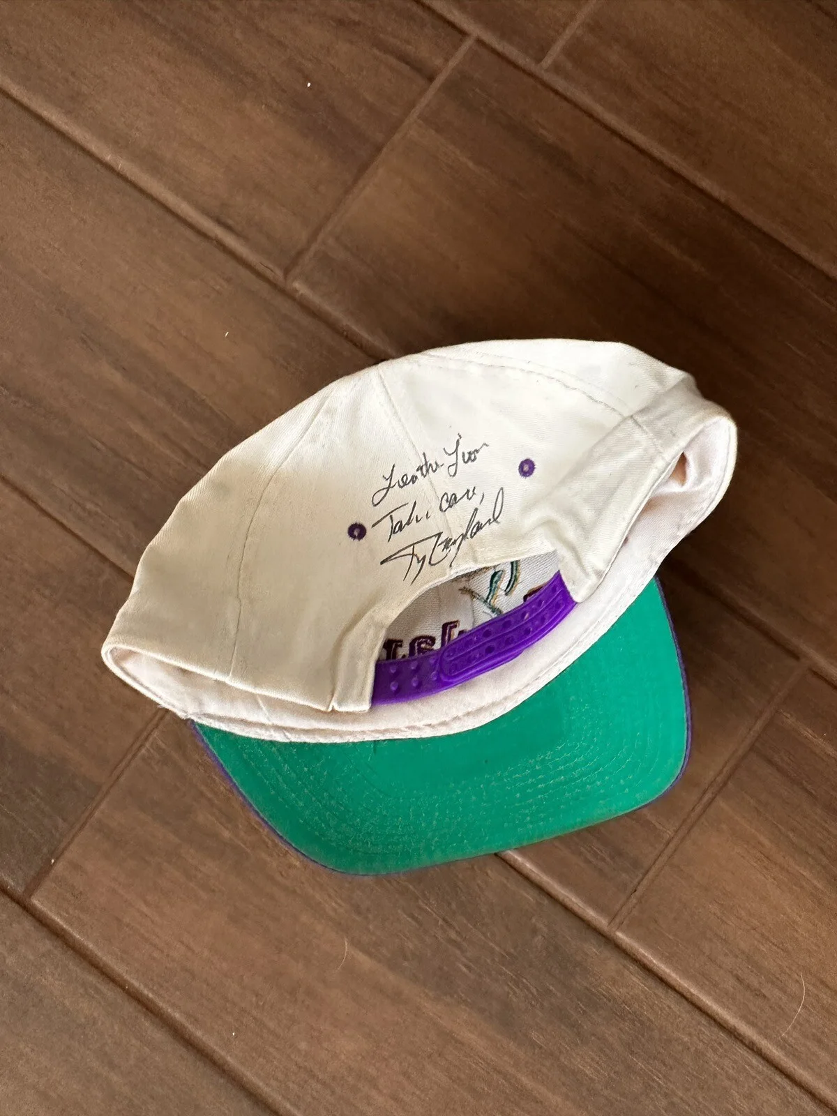 TY England Country Music Autographed Signed Cap Hat, image 3