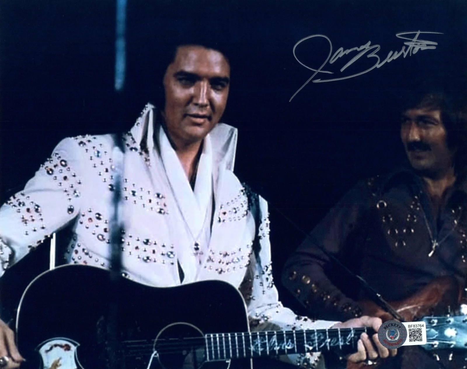James Burton Signed Autograph 8x10 Photo Elvis Presley Guitarist Beckett COA, изображение 2