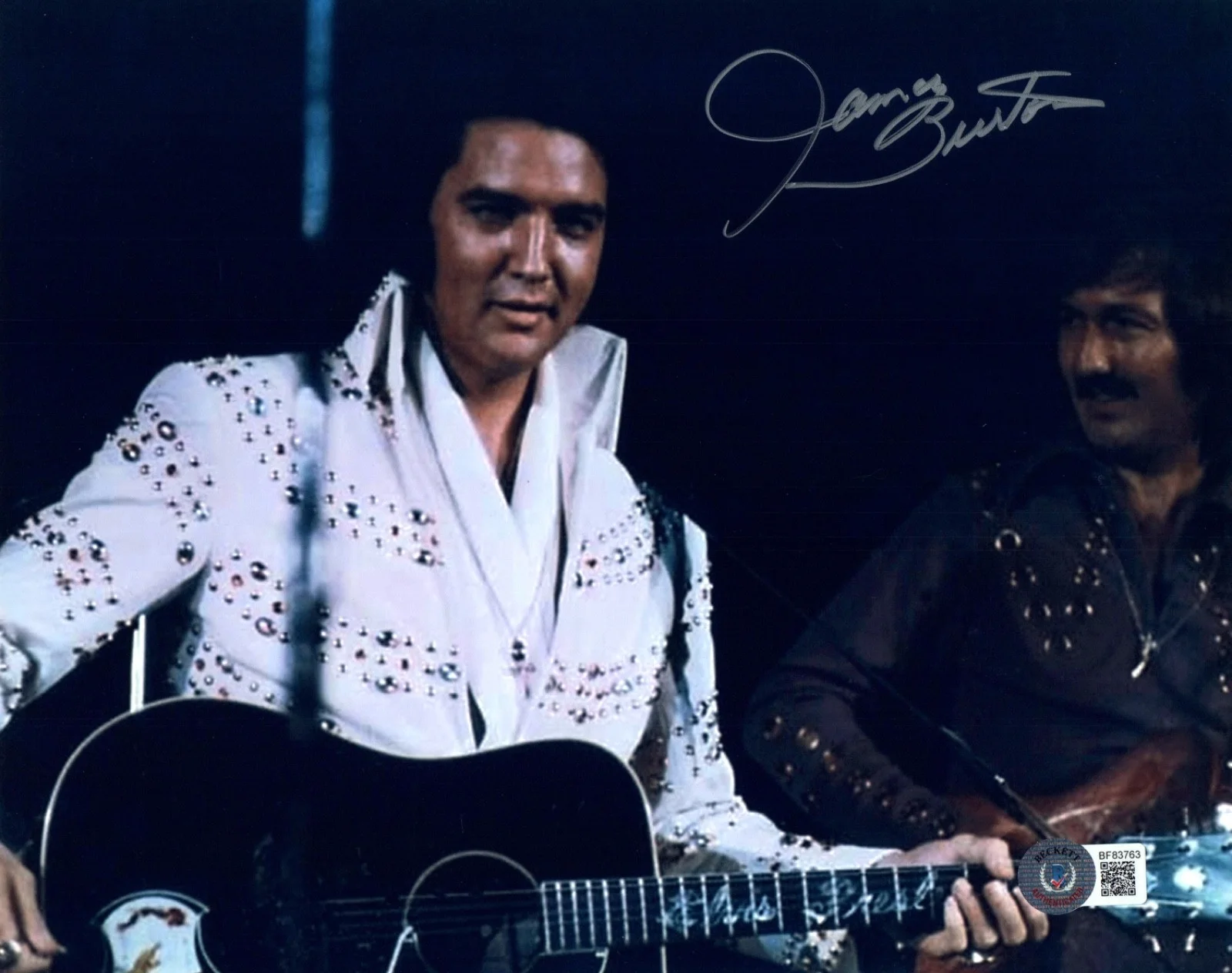 James Burton Signed Autograph 8x10 Photo Elvis Presley Guitarist Beckett COA, изображение 3
