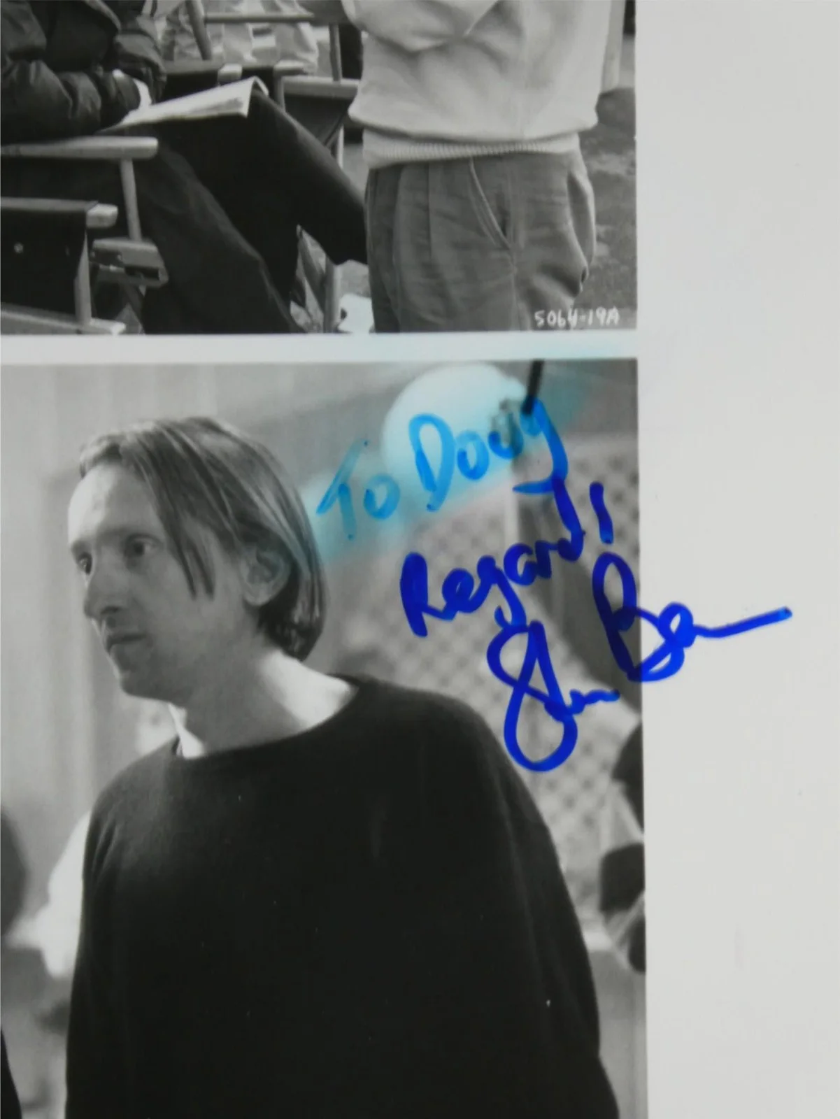 Steve Barron — Steve Barron Signed 8x10 Promo Photo Director Coneheads Personalized Doug DAMAGE, image 2