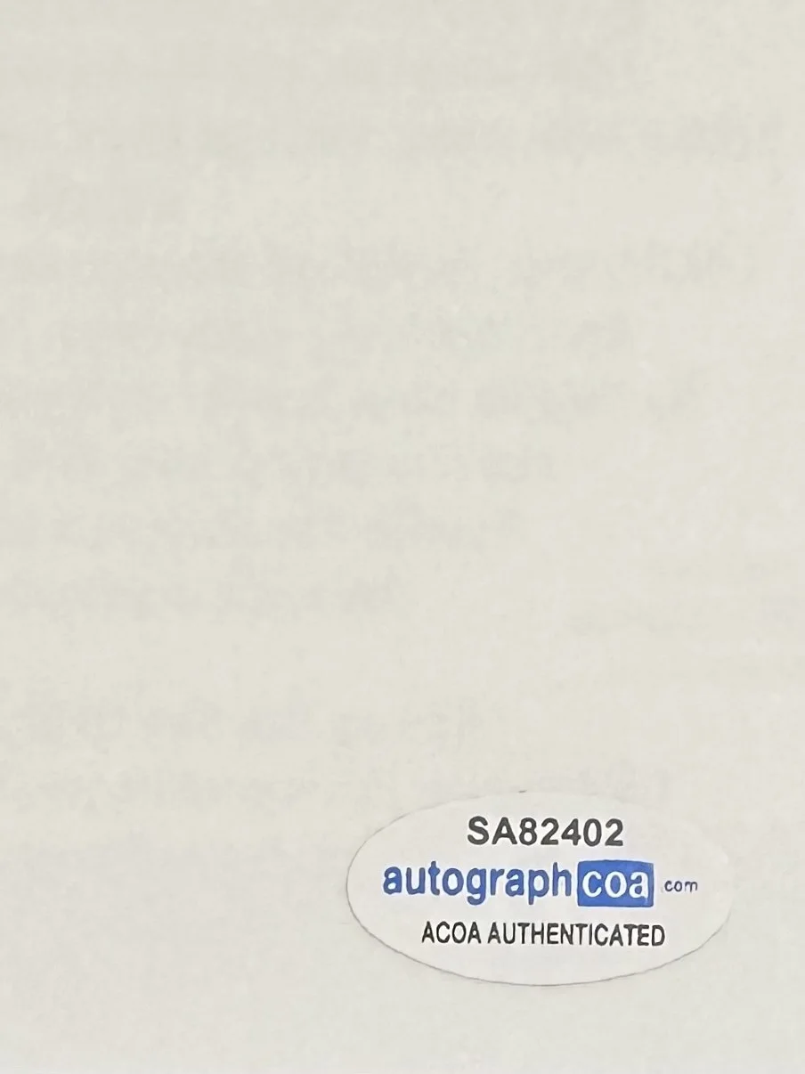 Rich Homie Quan Signed Autograph Type of Way 8.5x11 Lyric Sheet Rapper ACOA COA, изображение 2