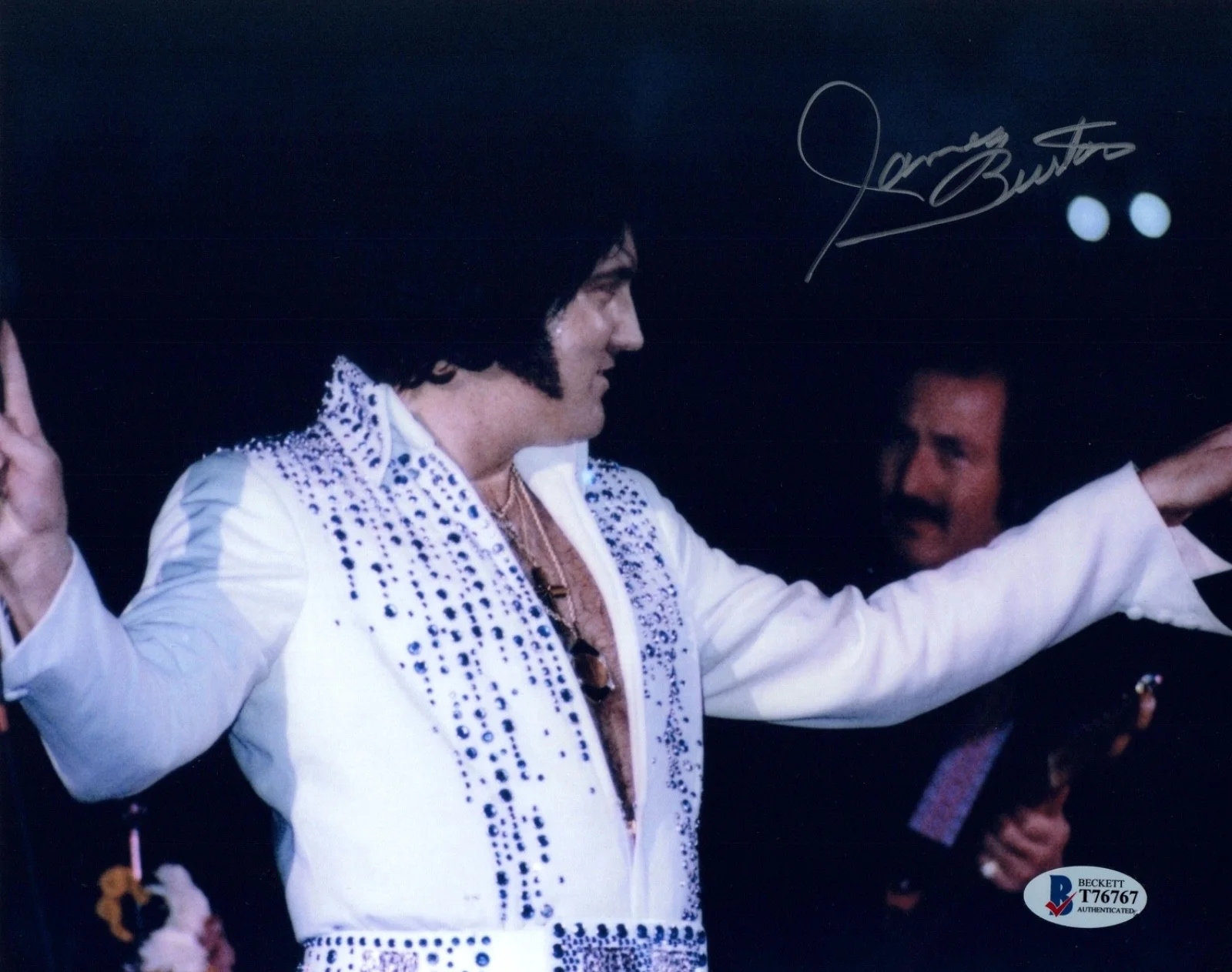 James Burton Signed Autograph 8x10 Photo Elvis Presley Guitarist Beckett COA, изображение 2