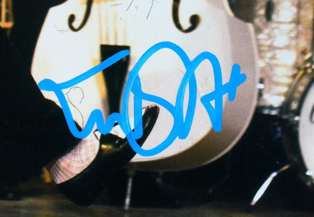 Michael J. Fox — Michael J. Fox Autographed Back to the Future 16x20 Guitar Photo- JSA W *Blue, image 2