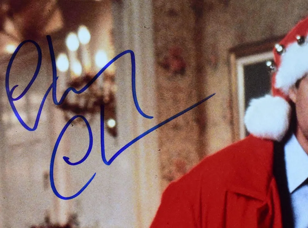 Chevy Chase — Chevy Chase Autographed 16x20 Christmas Vacation-Beckett W Hologram *Blue, изображение 2