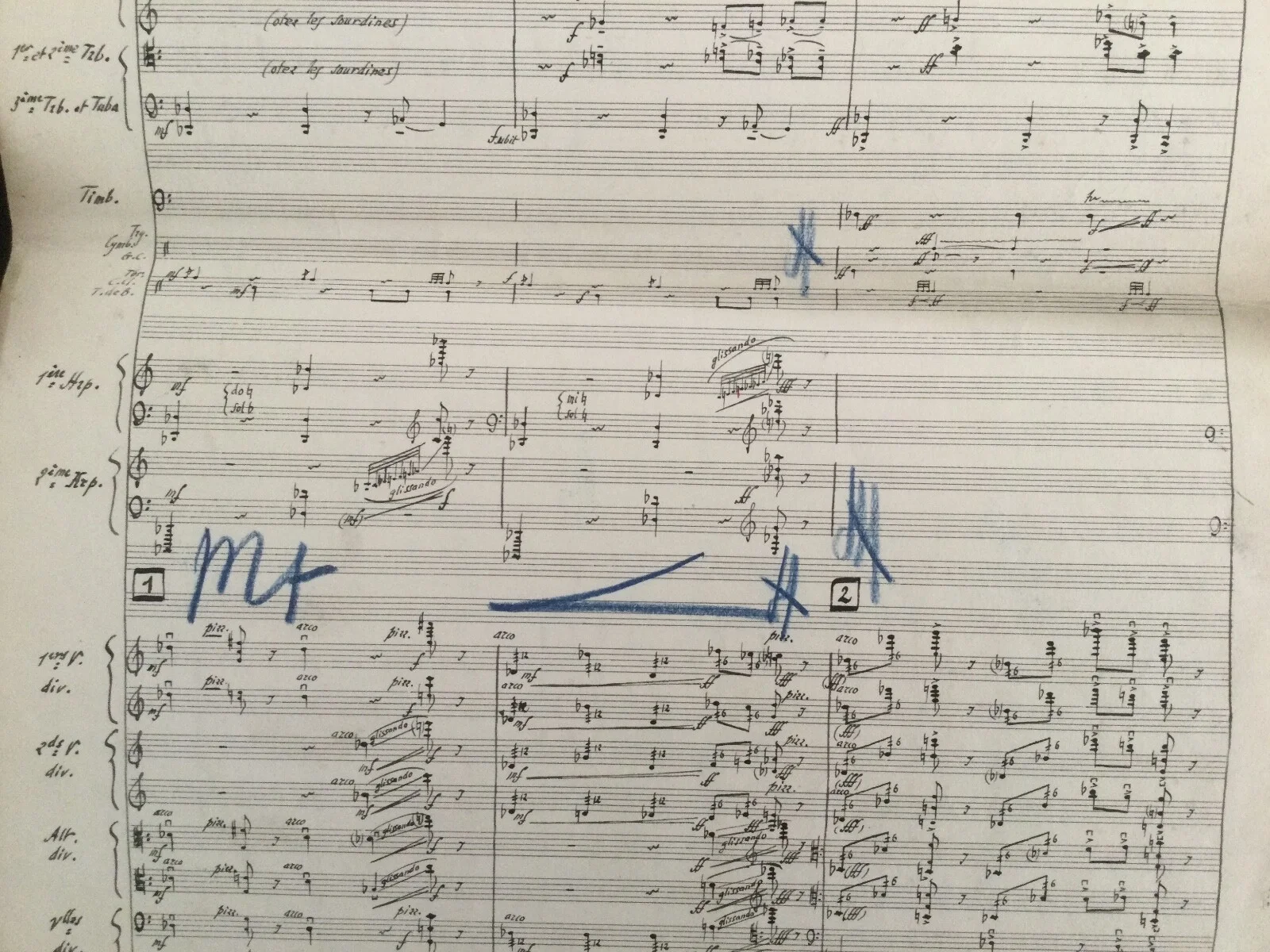 Autograph music scores of Martelli - Premiered by Koussevitzky Boston Orchestra, изображение 3