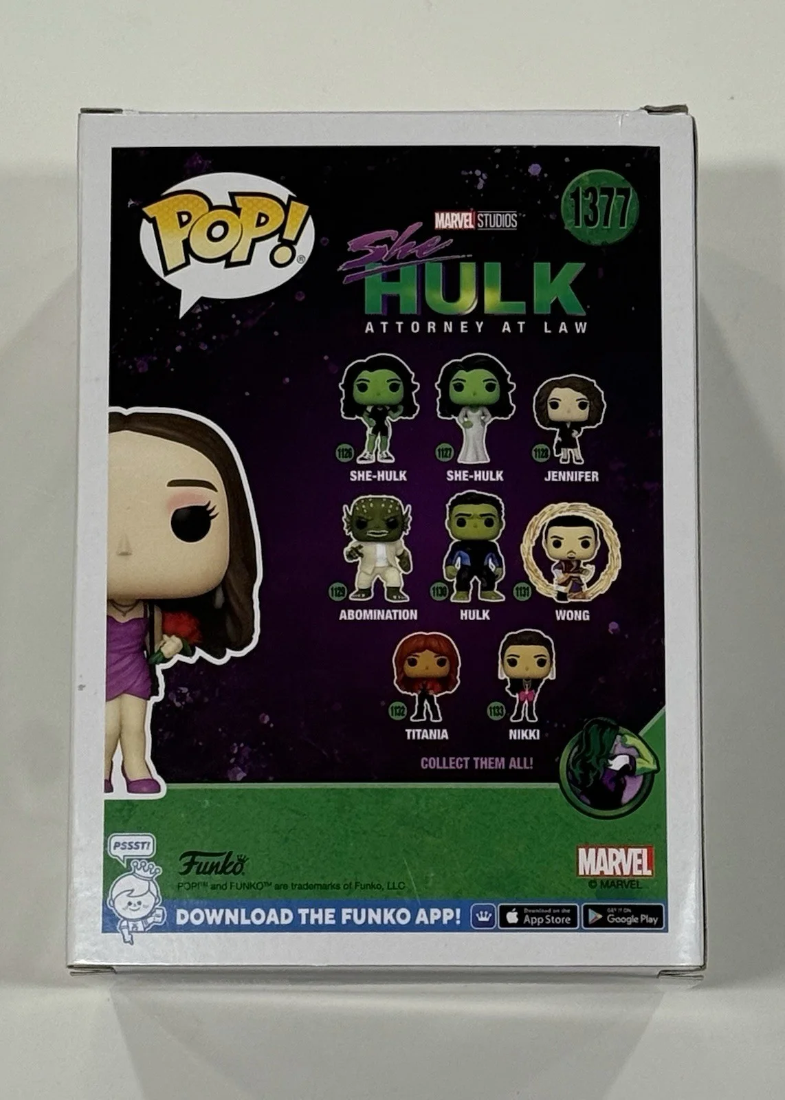 Patty Guggenheim — Patty Guggenheim Signed "She-Hulk: Attorney at Law" #1377 Madisynn Funko (ACOA), изображение 5