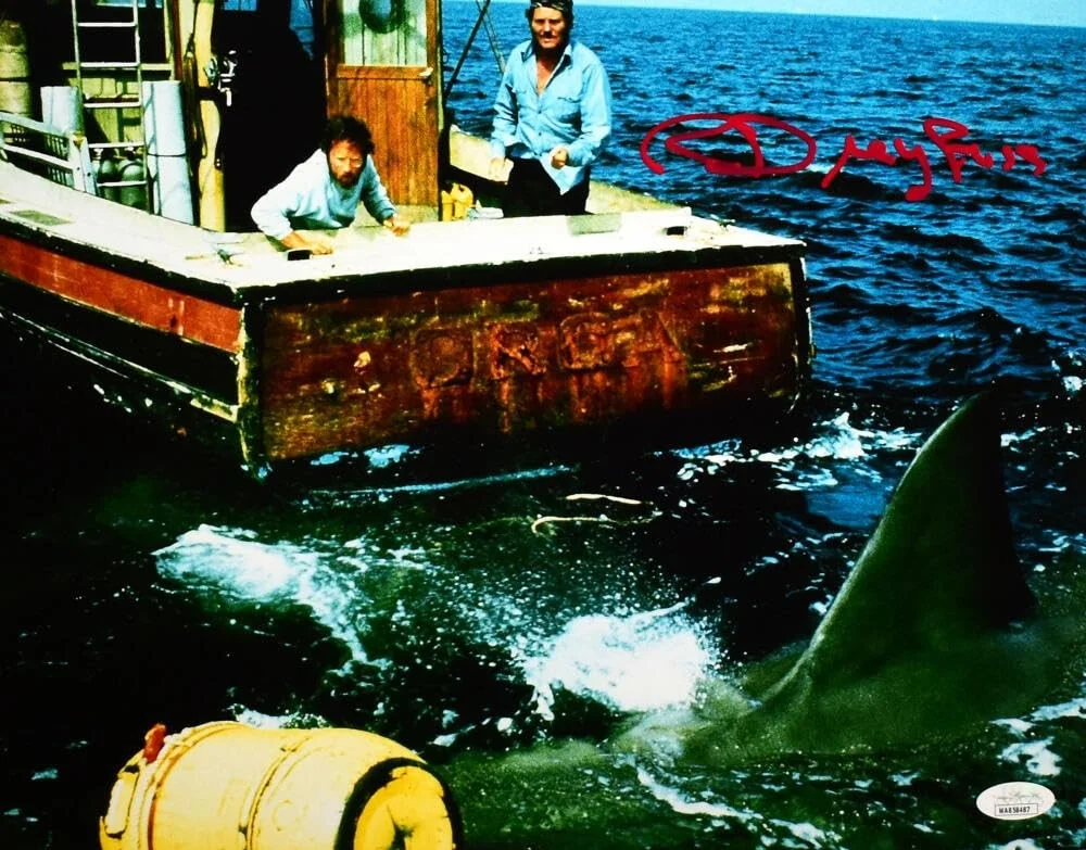 Richard Dreyfuss — Richard Dreyfuss Autographed Jaws 11x14 Boat Photo -JSA *Red, изображение 4