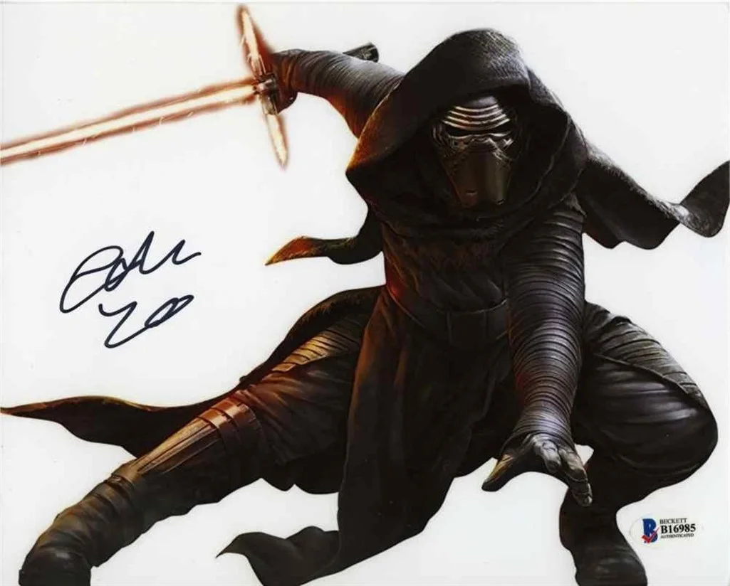 Adam Driver — Adam Driver Kylo Ren Star Wars Autographed Signed 8x10 Photo Beckett BAS COA