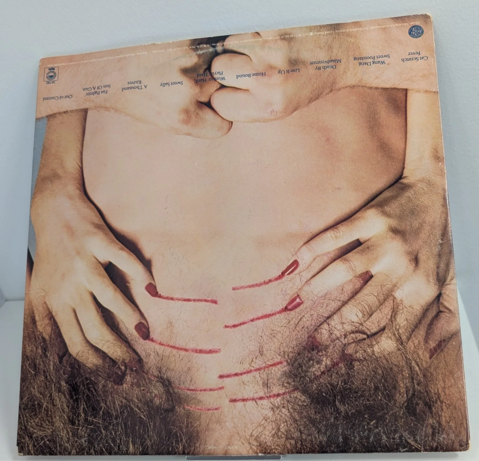Ted Nugent Cat Scratch Fever Signed Vinyl Record JSA Certified Autograph, image 2