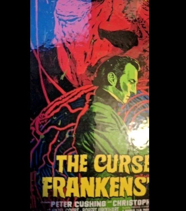 Hammer Film "The Curse of Frankenstein" 1957 Mondo Film Poster Modern Postcard, изображение 3