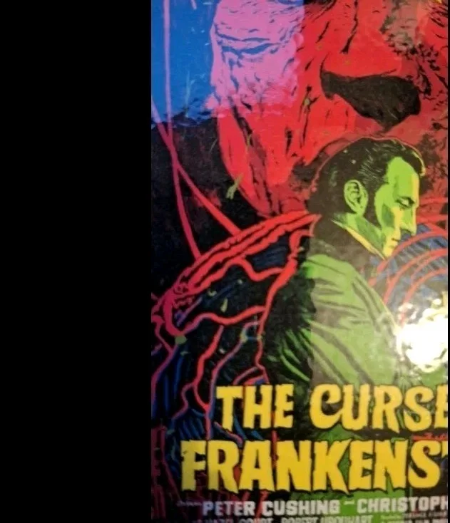 Hammer Film "The Curse of Frankenstein" 1957 Mondo Film Poster Modern Postcard, изображение 5