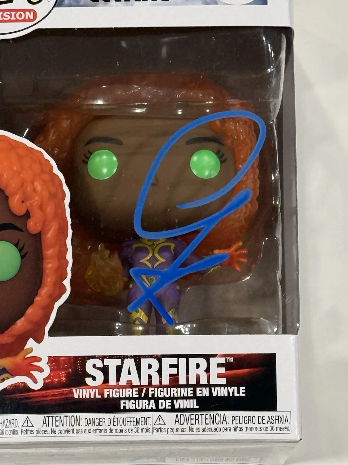 Anna Diop — Anna Diop Signed DC "Titans" #1515 Starfire Funko Pop! Vinyl Figure PSA COA, изображение 2
