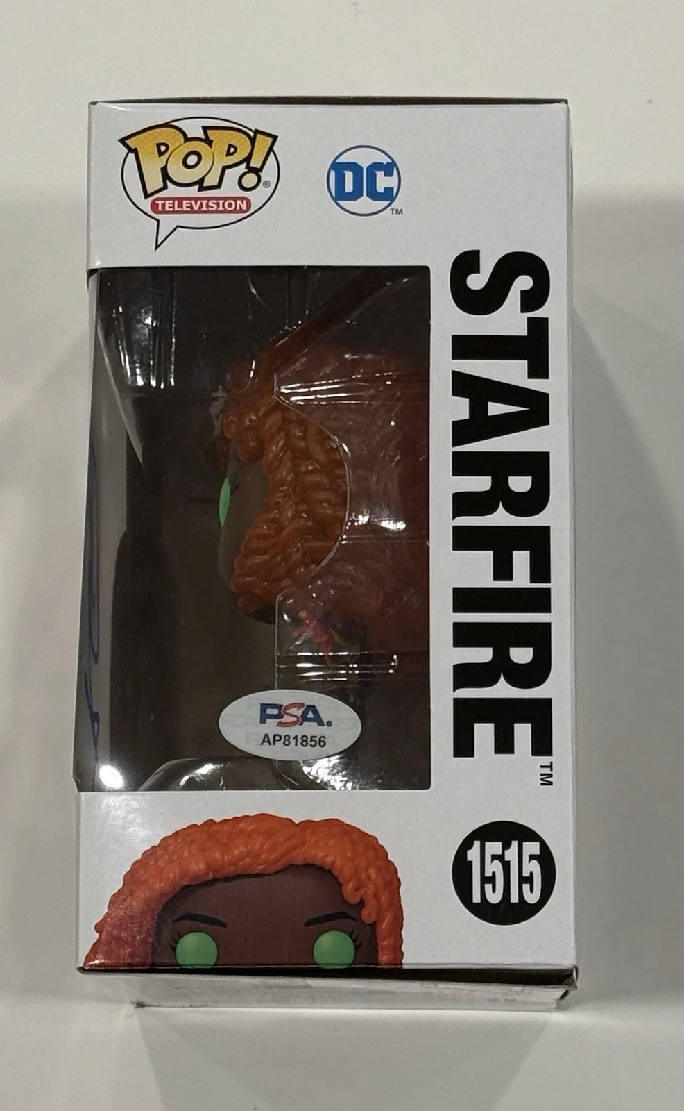 Anna Diop — Anna Diop Signed DC "Titans" #1515 Starfire Funko Pop! Vinyl Figure PSA COA, изображение 3