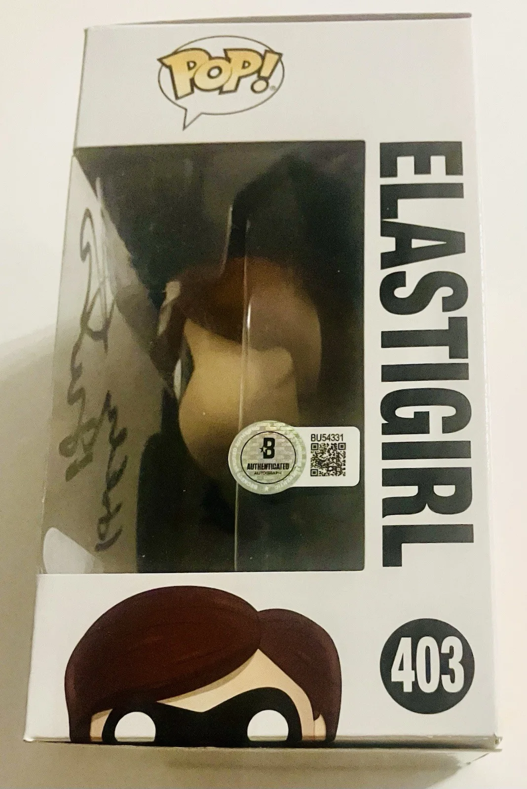 HOLLY HUNTER SIGNED AUTOGRAPHED INCREDIBLES 2 ELASTIGIRL FUNKO POP #403 BAS COA!, image 2