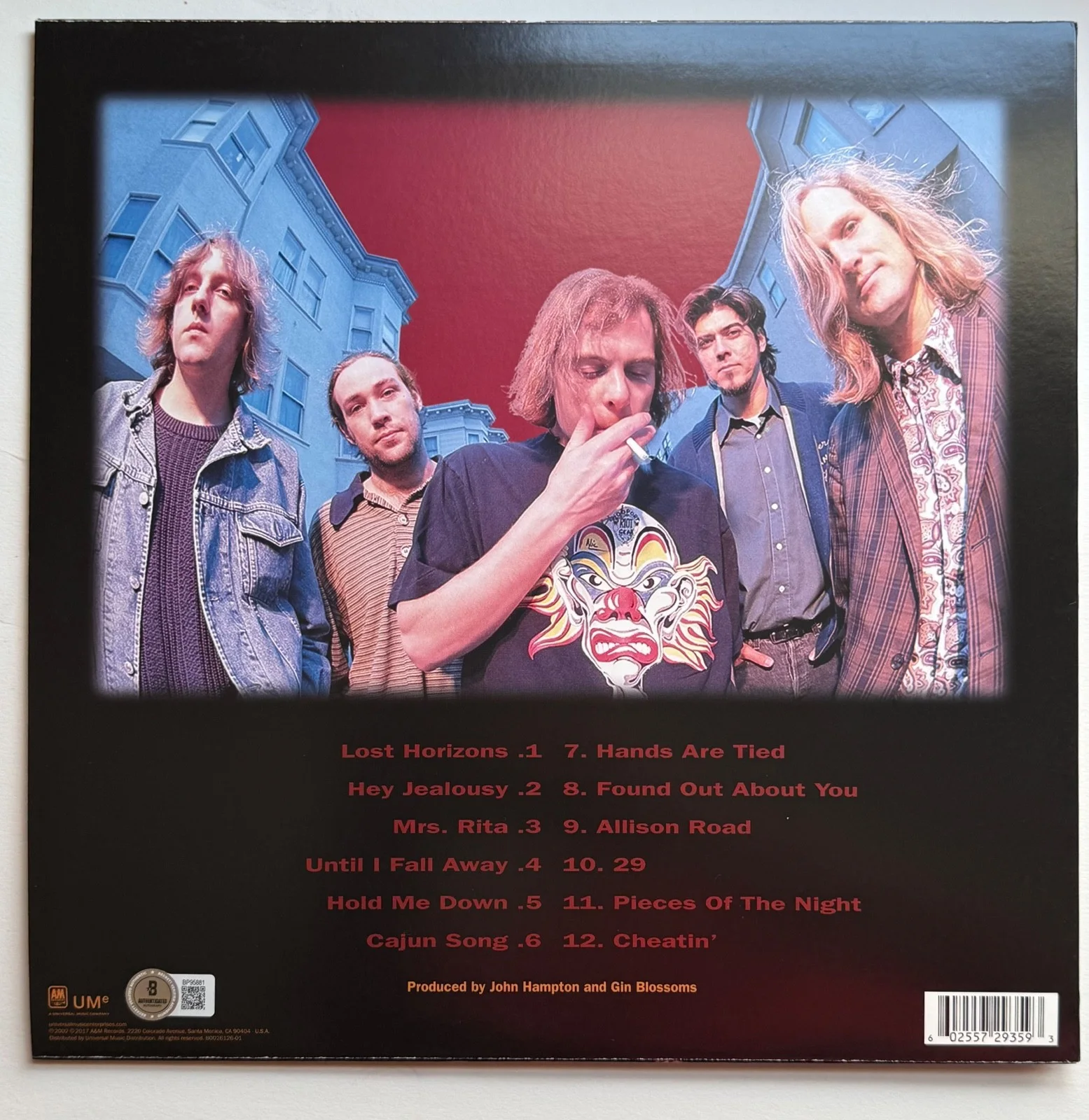 Robin Wilson SIGNED Gin Blossoms New Miserable Experience Vinyl LP Beckett PROOF, image 3