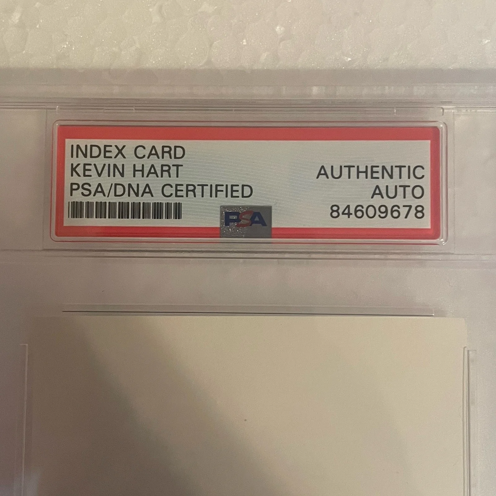 Kevin Hart Signed Index Card PSA/DNA Comedian Actor Autographed, изображение 2