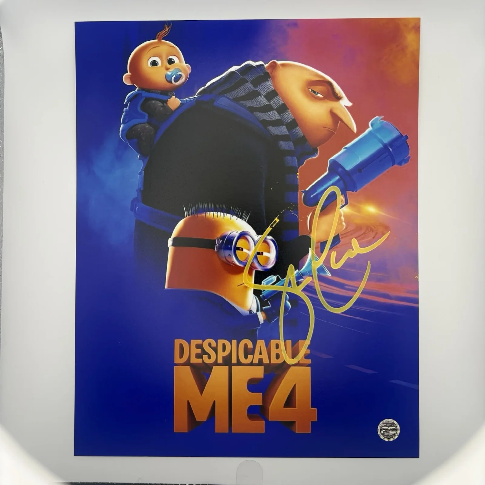 Steve Carell — Steve Carell Signed Autographed 8x10 Photo COA Despicable Me Gru (smudge)