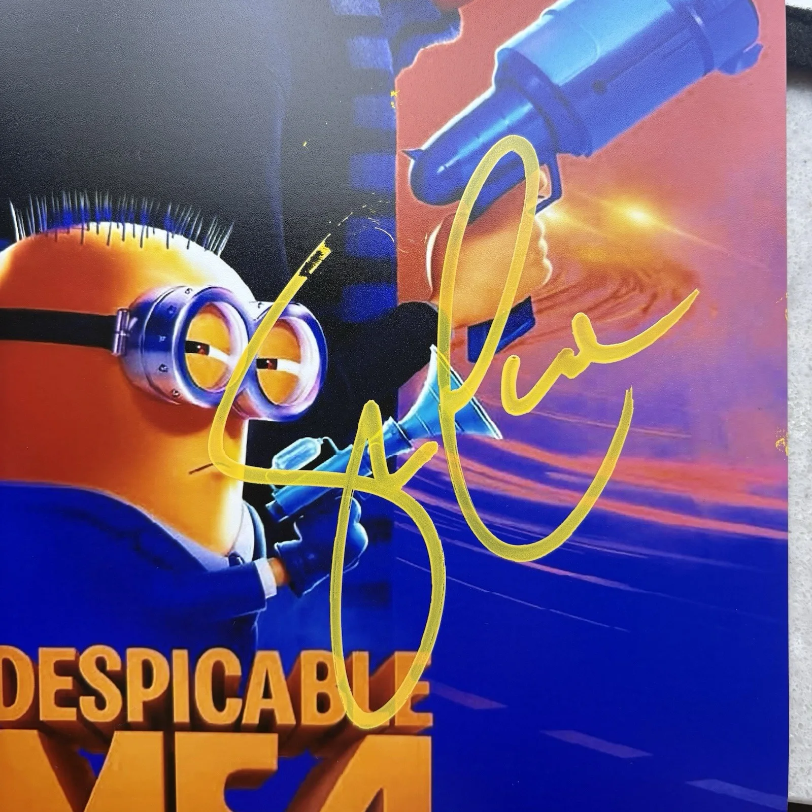 Steve Carell — Steve Carell Signed Autographed 8x10 Photo COA Despicable Me Gru (smudge), image 2