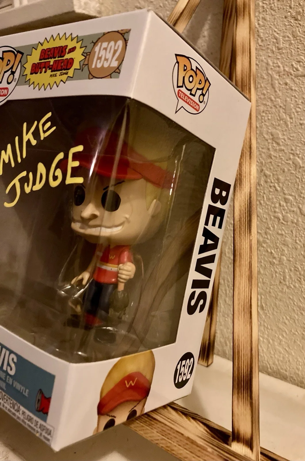 RARE Mike Judge Signed Beavis And Butthead “Beavis” Funko Pop #1592, изображение 4