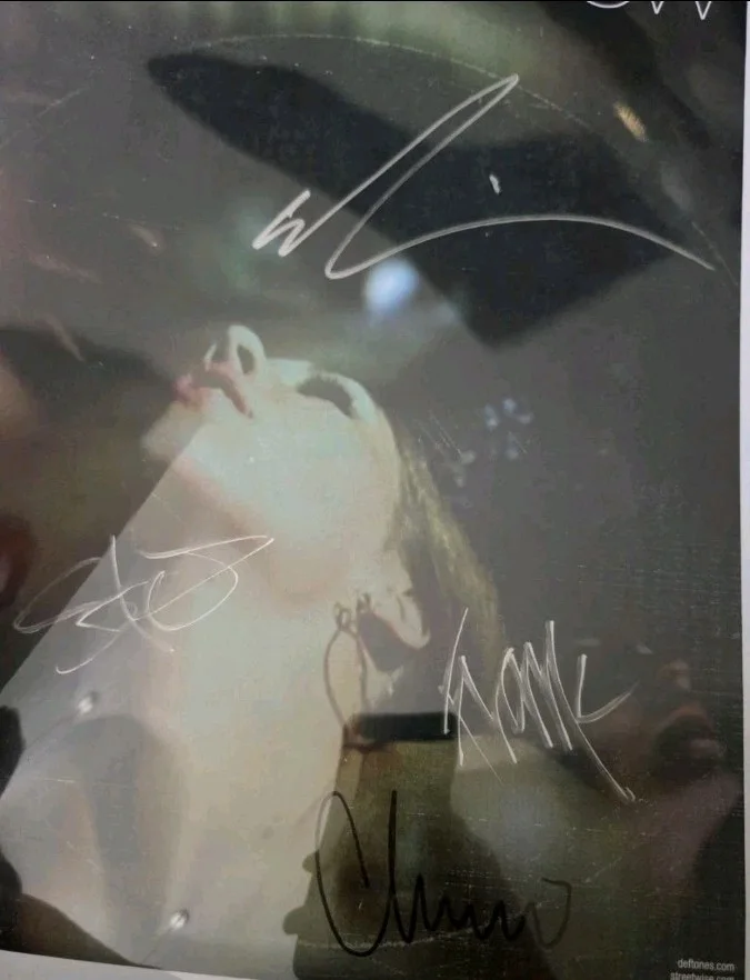 Deftones Signed 11×17 Saturday Night Wrist Poster Chino +3 2006. LAST ONE of 3, изображение 3