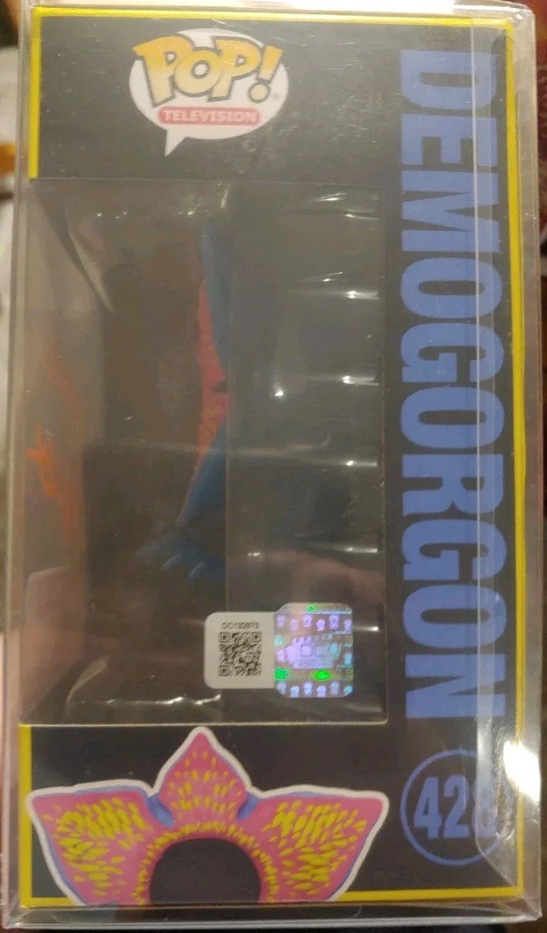 MARK STEGER — Mark Steger signed Demogorgon Blacklight Funko Pop #428 Target W/ COA, image 3