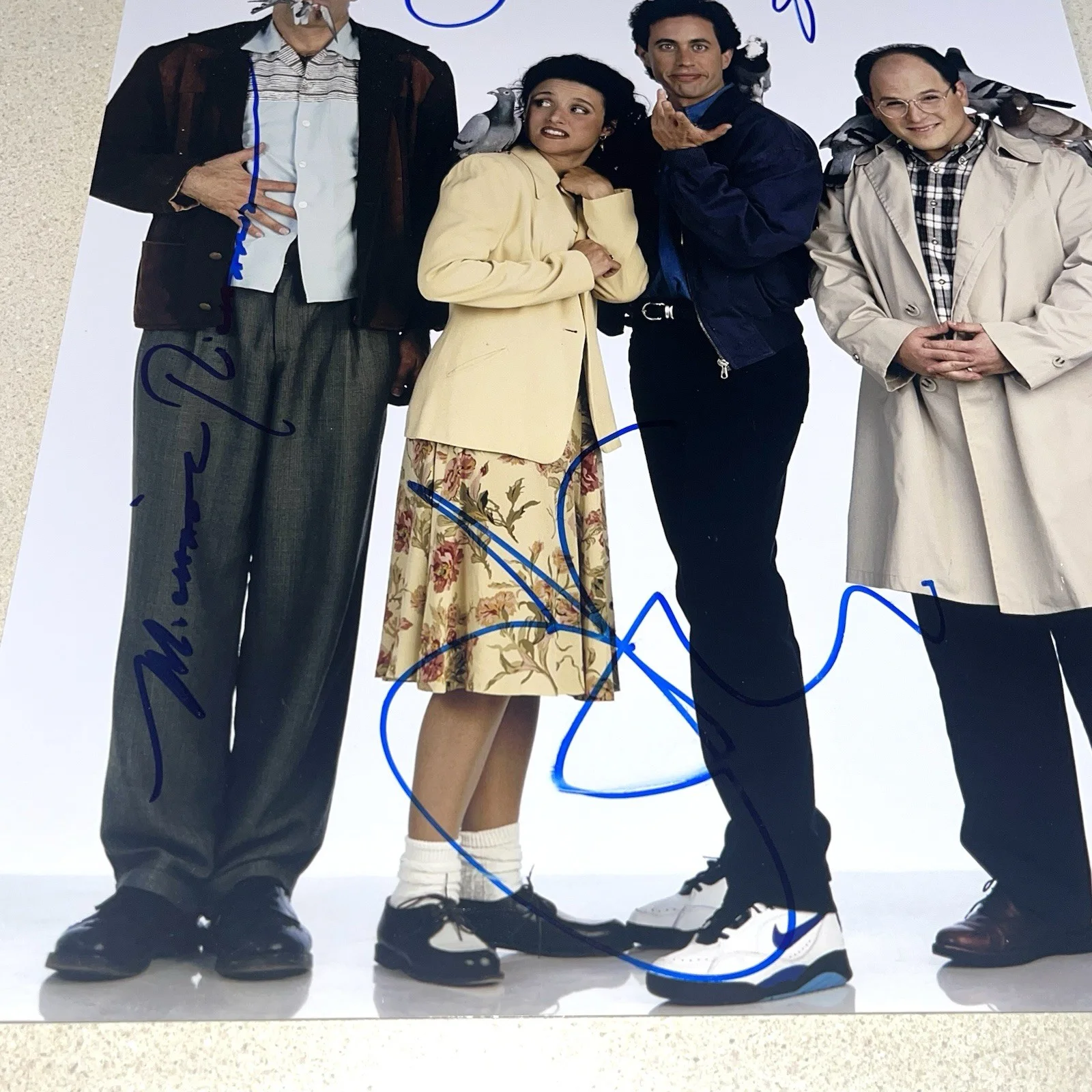 SEINFELD CAST — SEINFELD CAST signed autographed 11X14 PHOTO JERRY ELAINE KRAMER GEORGE BECKETT, изображение 2