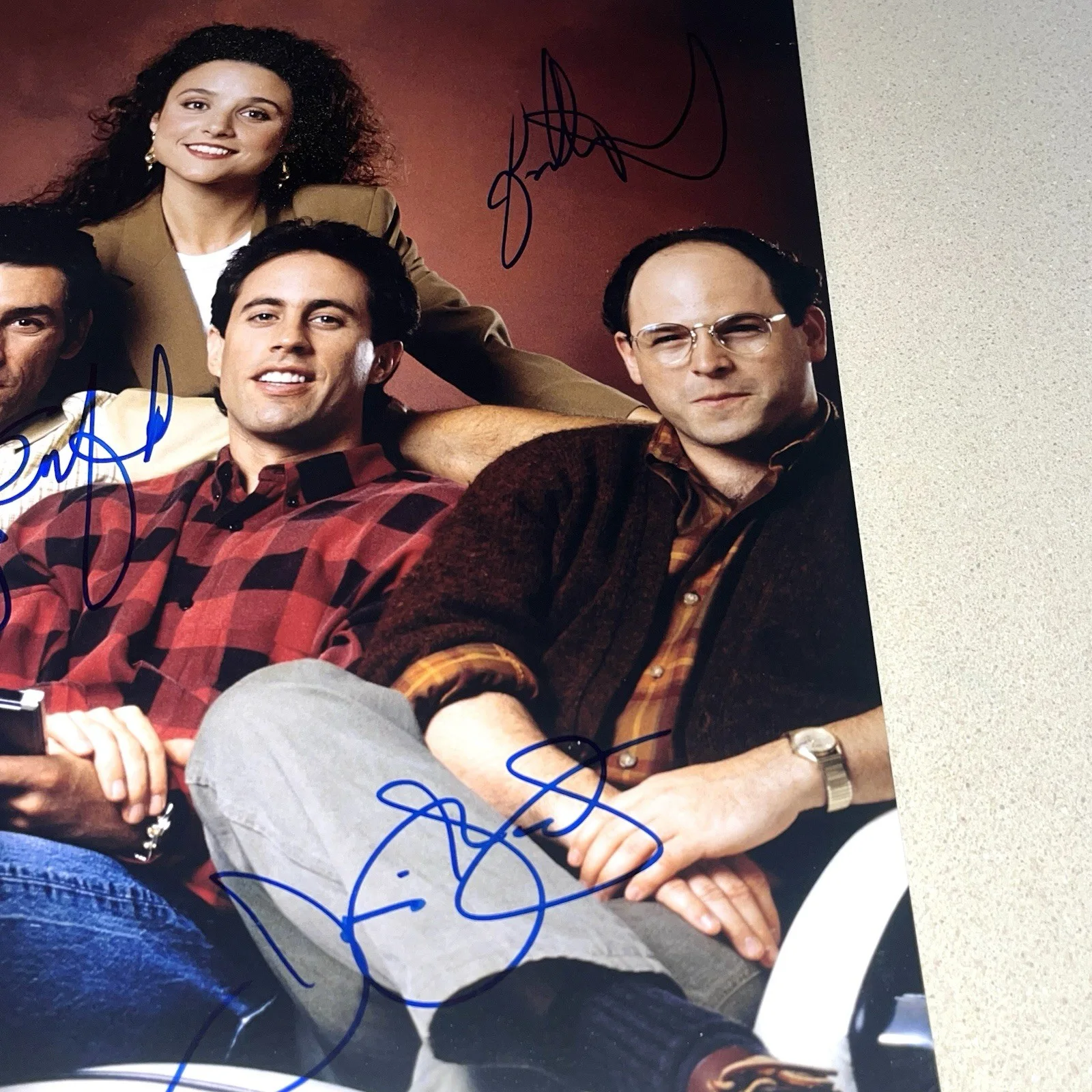 SEINFELD CAST — SEINFELD CAST signed autographed 11X14 PHOTO JERRY ELAINE KRAMER GEORGE BECKETT, изображение 3