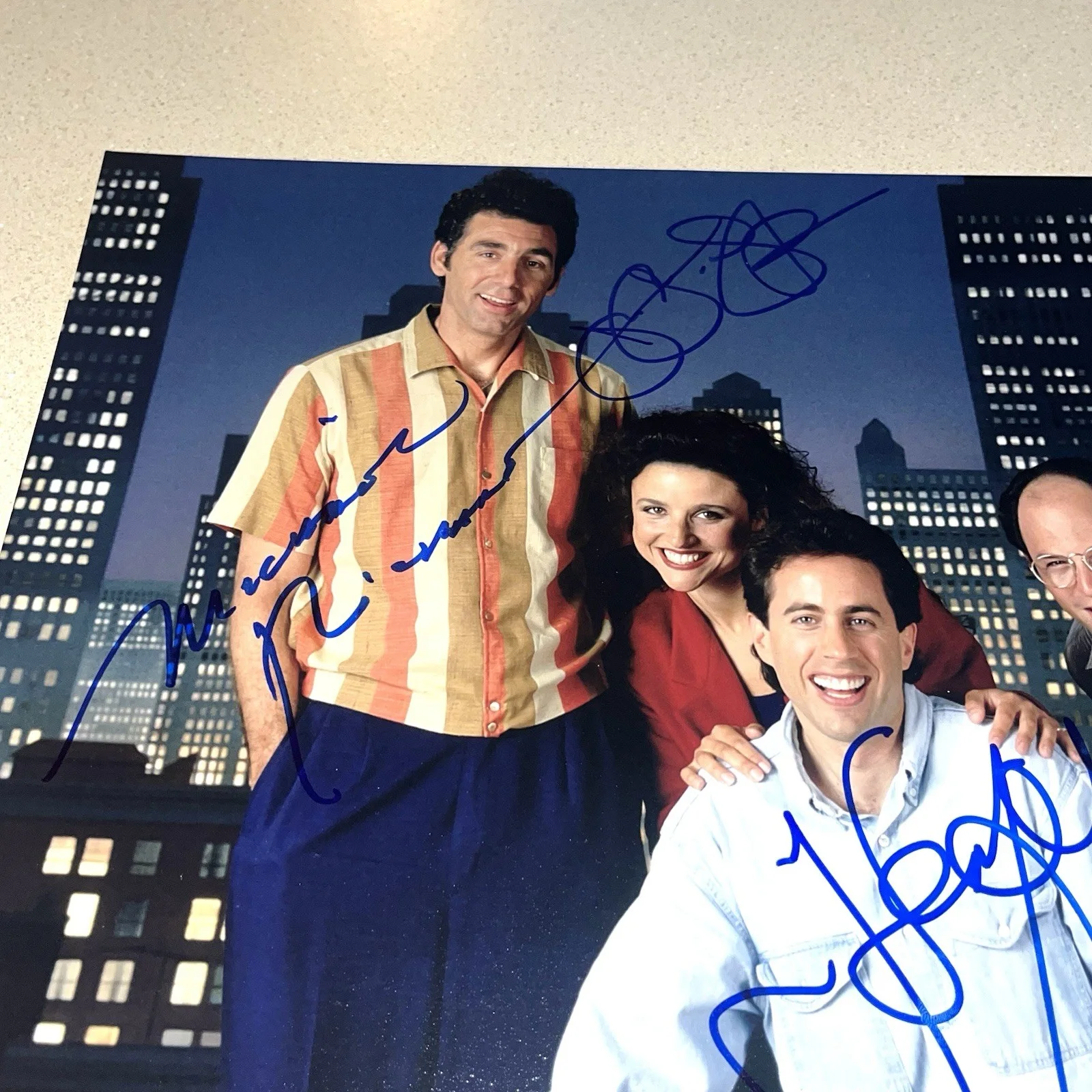 SEINFELD CAST — SEINFELD CAST signed autographed 11X14 PHOTO JERRY ELAINE KRAMER GEORGE BECKETT, изображение 2