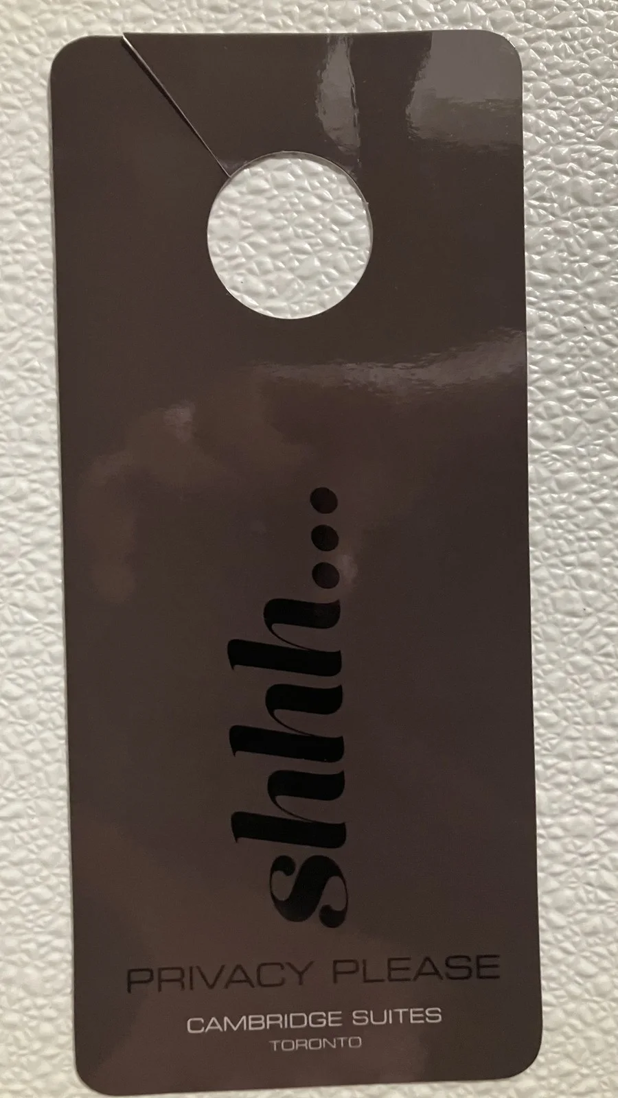 Autographed 4x9 Hotel Door Hanger - Black Sabbath (3 of 4 members), image 2