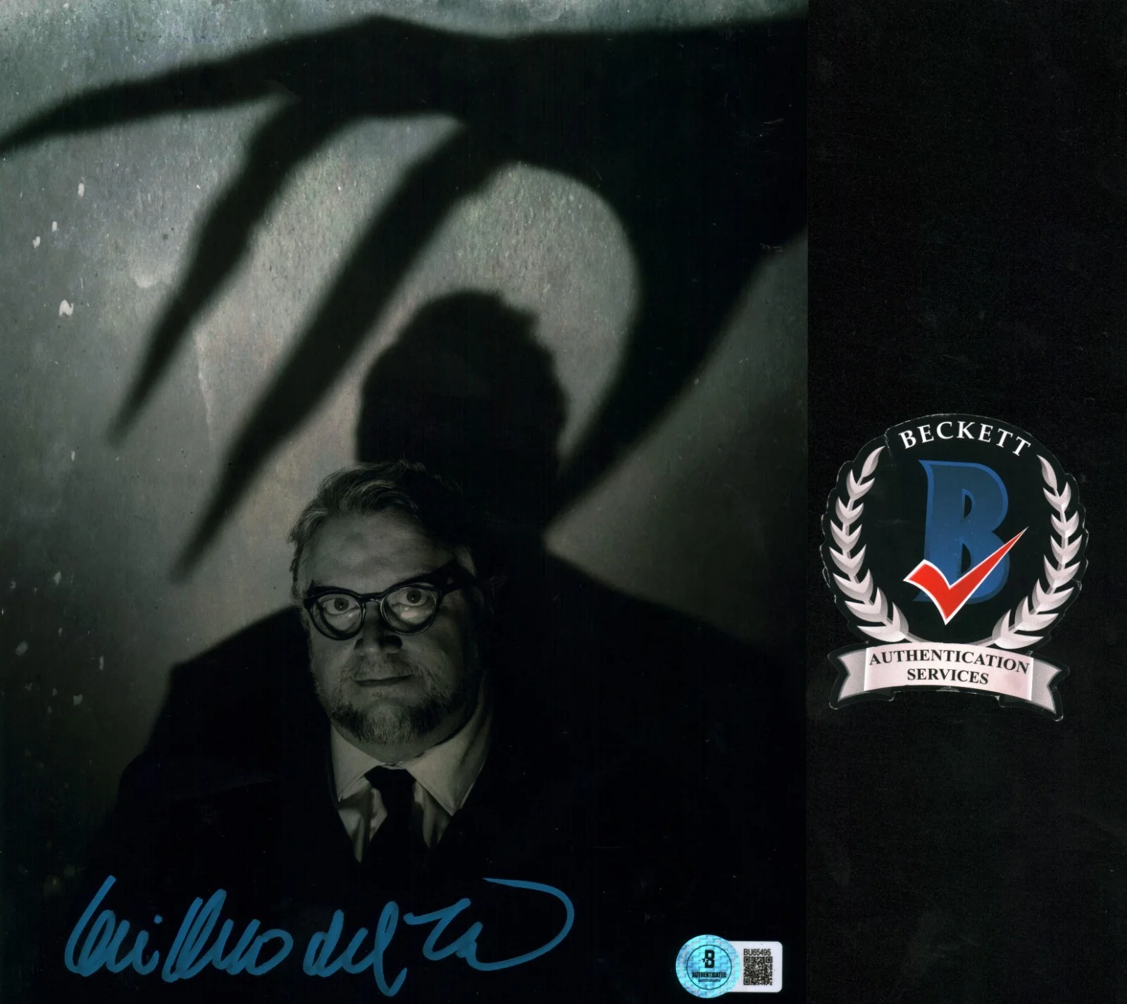Guillermo Del Toro — Guillermo Del Toro Signed Horror Director Frankenstein 8x10 Photo BAS COA
