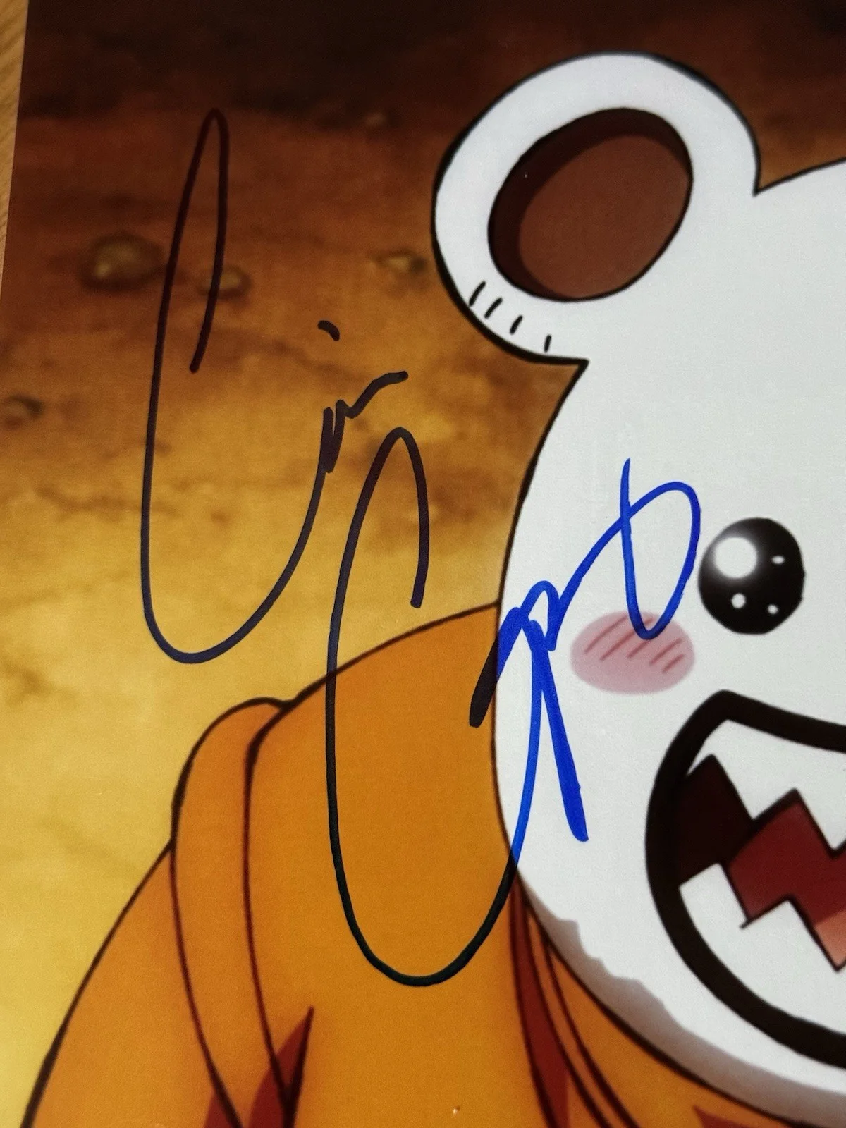 Cris George — Cris George Autographed Bepo One Piece Picture 8x10 Signed Anime, изображение 3