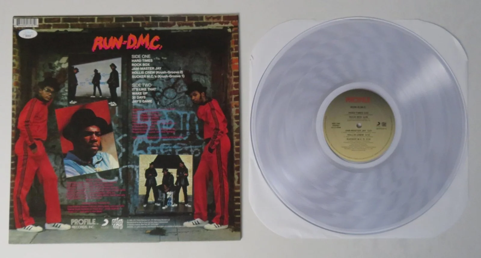 RUN DMC Signed Autograph Auto "Run-DMC S/T" Album Vinyl LP by 2 JSA, изображение 4