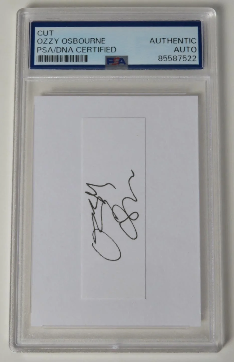BLACK SABBATH Signed Autograph Auto 3x5 Index Card Cut Set by 4 Slab PSA BAS JSA, image 4